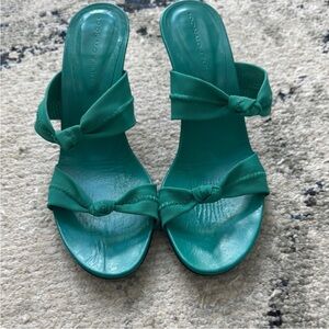 Donald J Pliner Strap Green Heels Women's Size 7